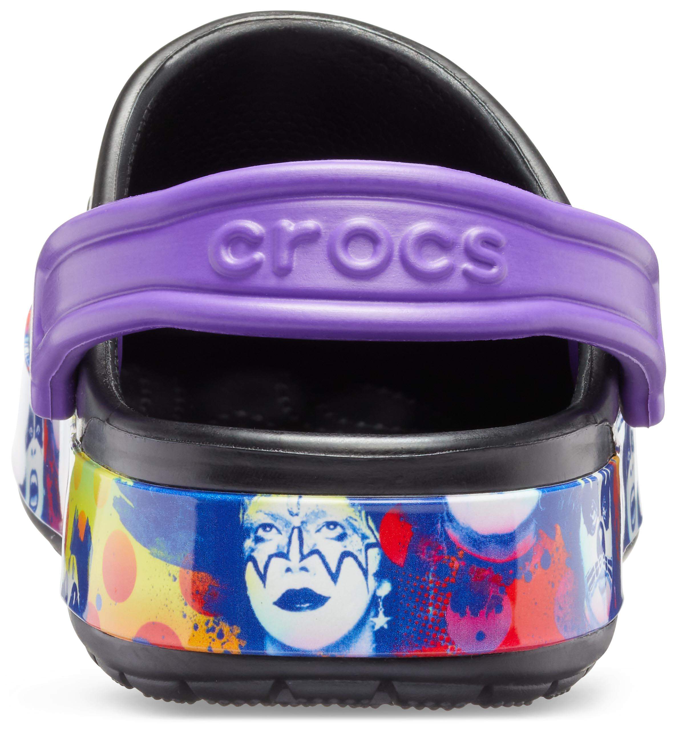 kiss platform crocs