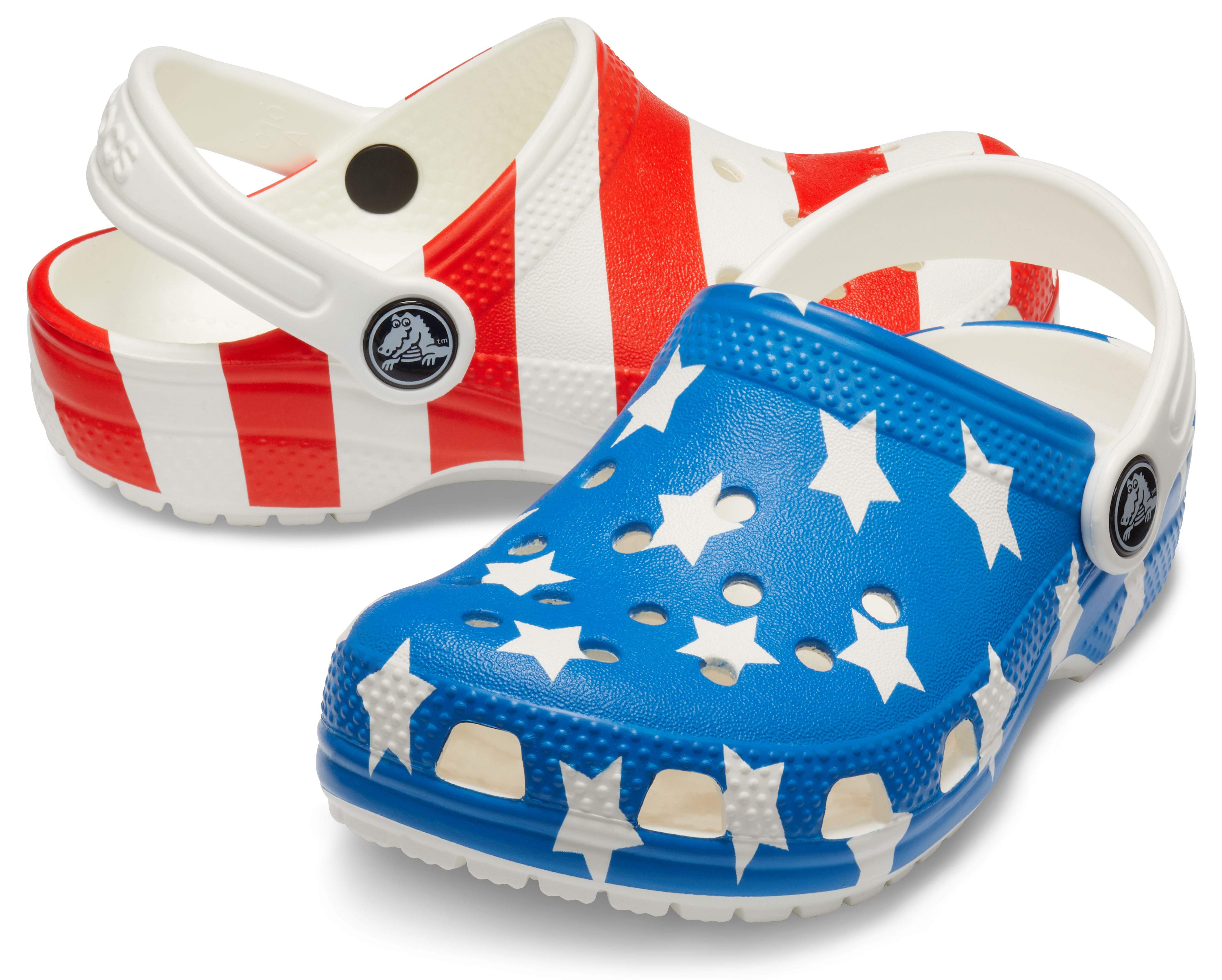 american flag crocs
