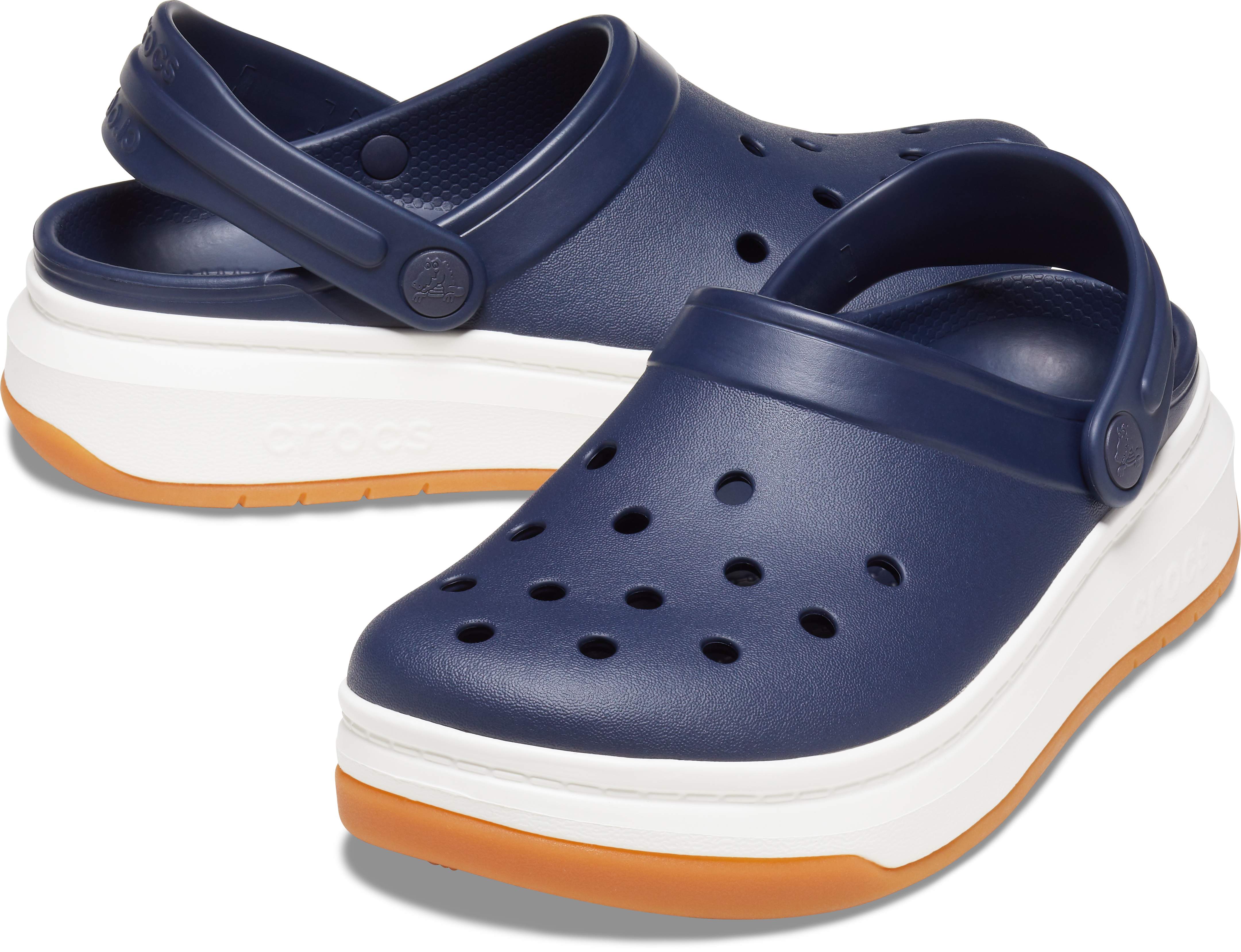 crocs clogs navy blue
