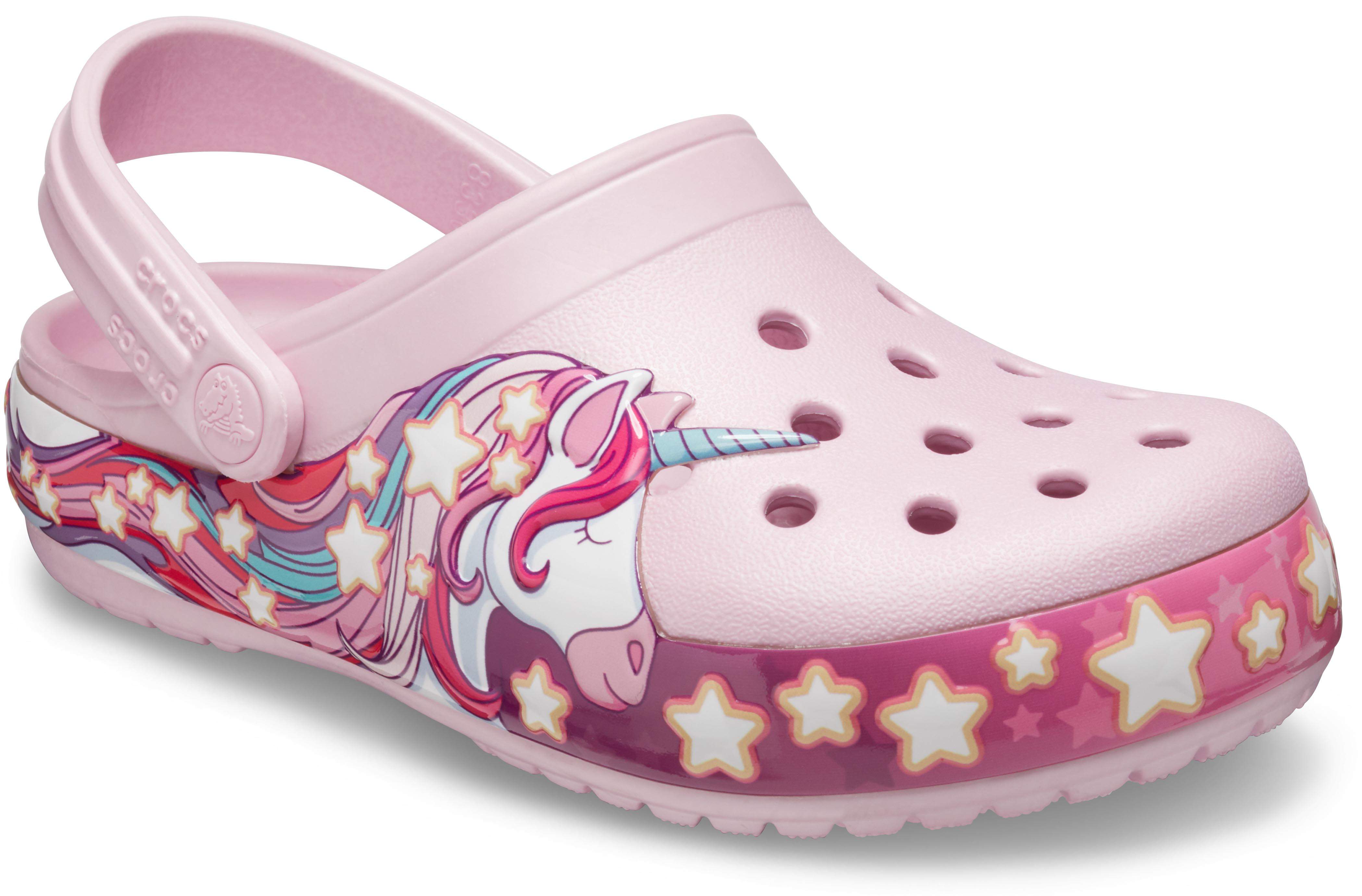 pink toddler crocs