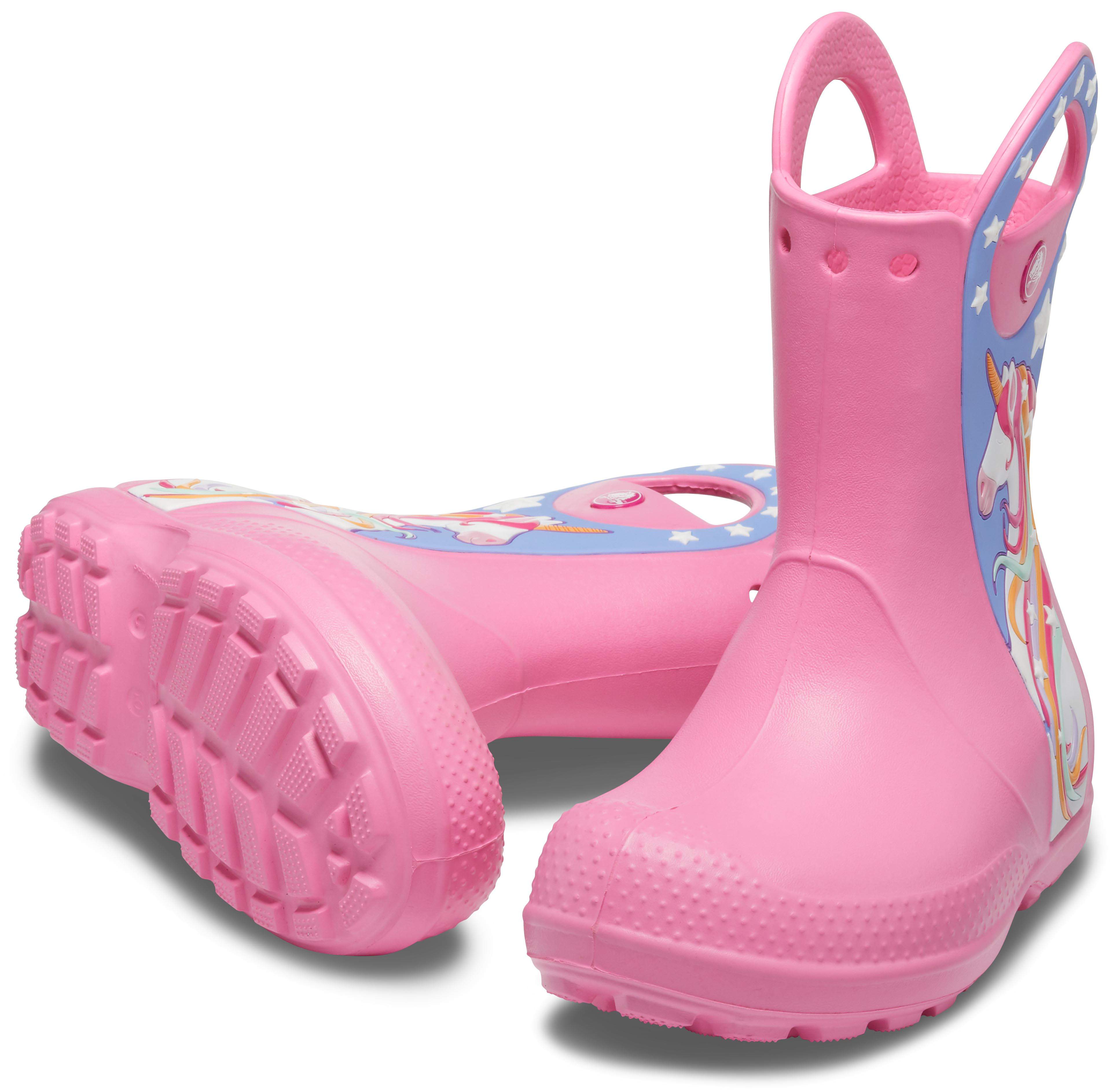 crocs unicorn boots