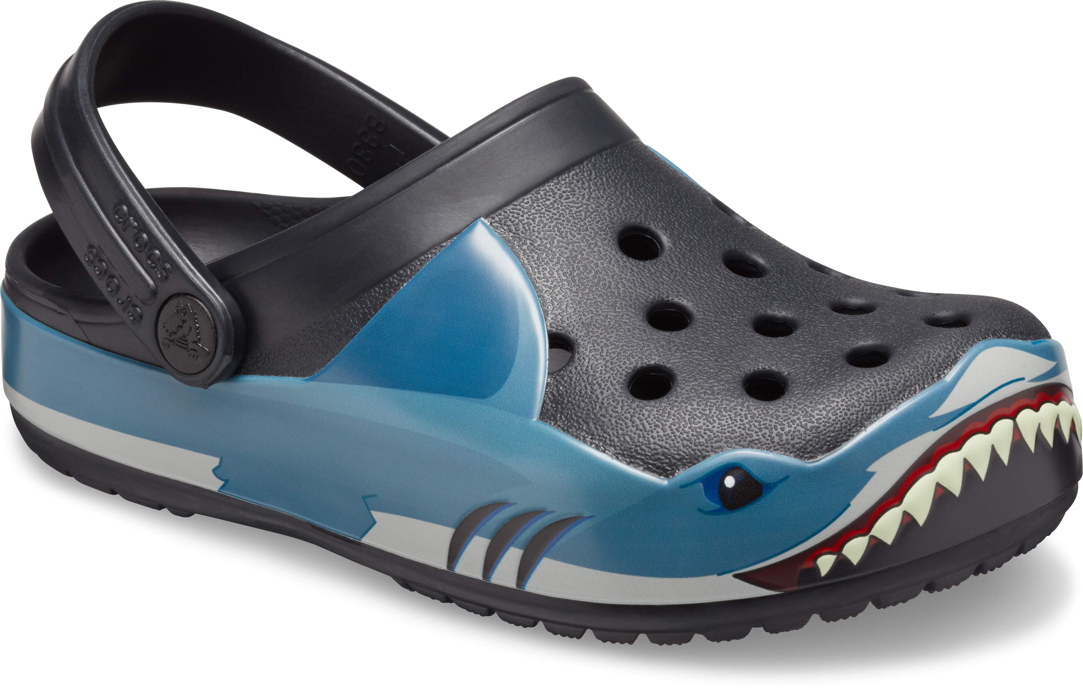 teal kids crocs