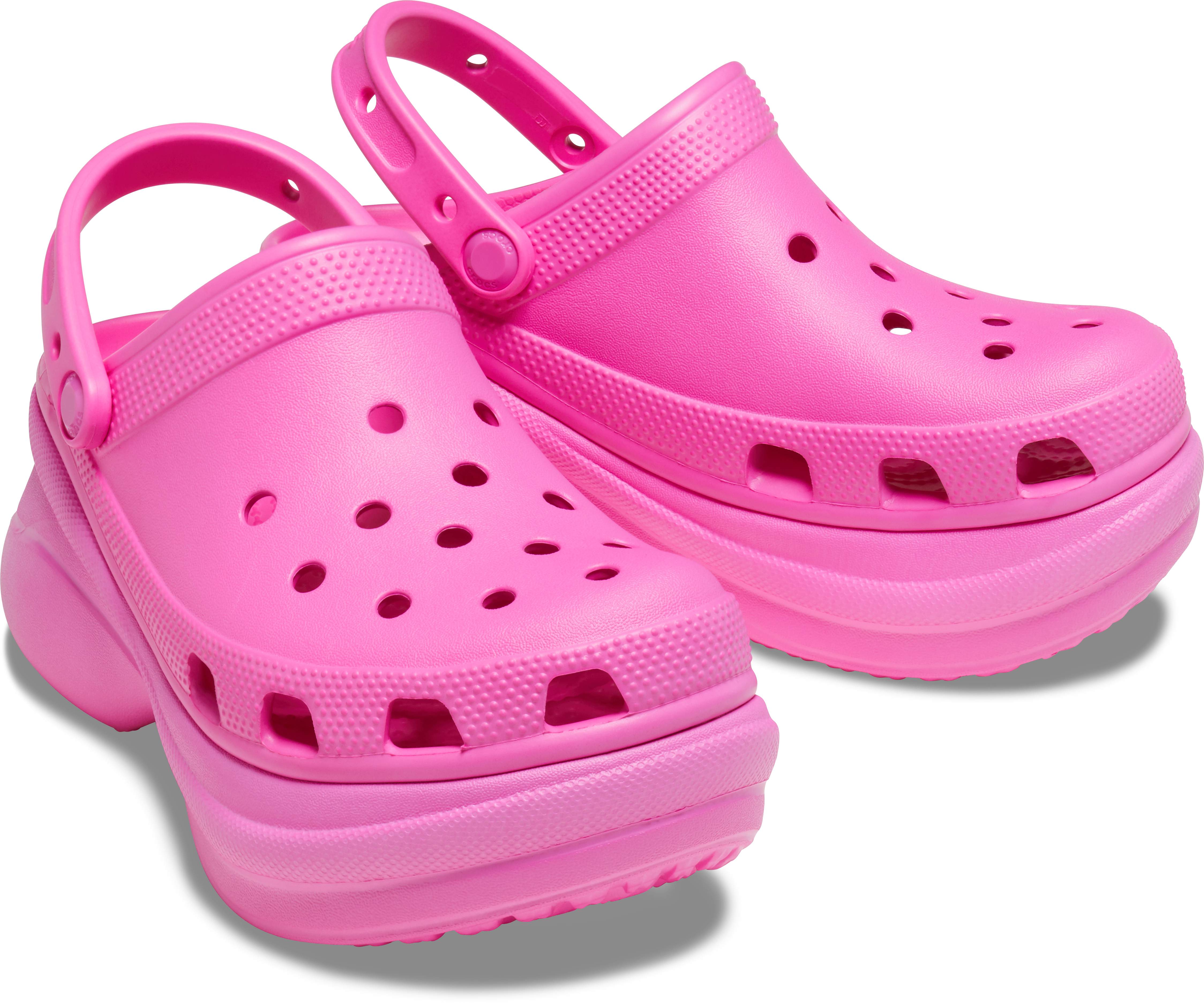 pink clogs crocs