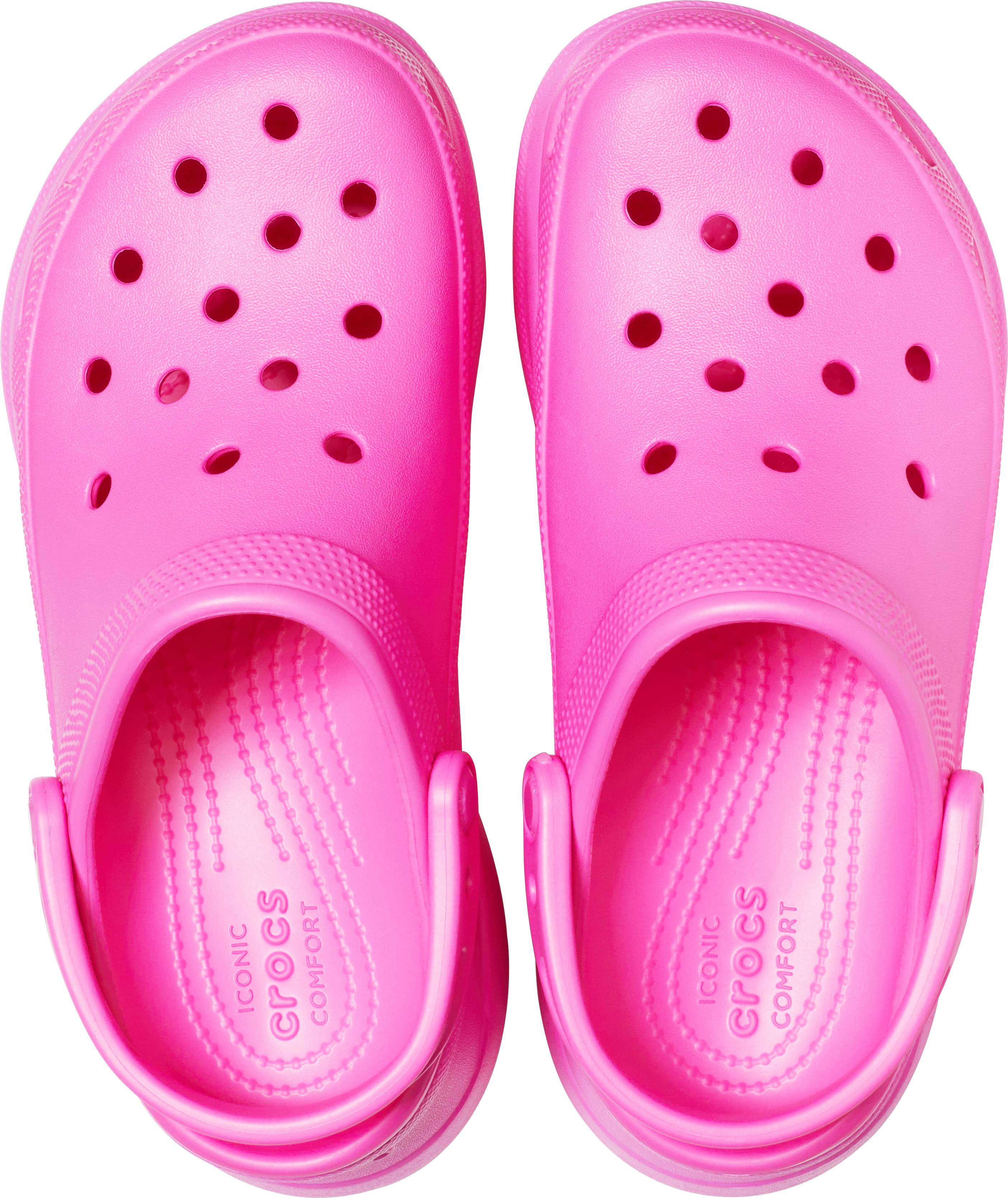 bright pink crocs