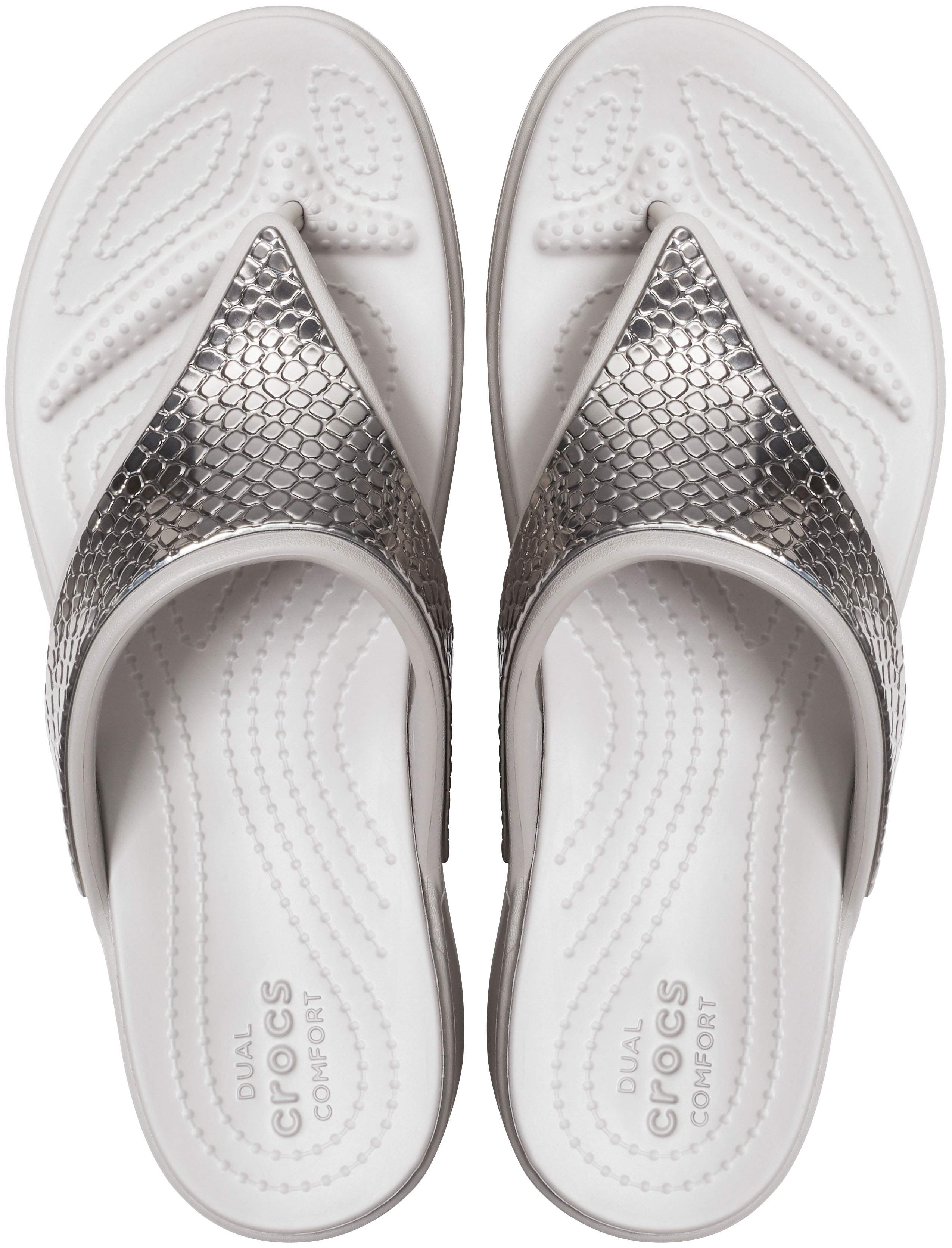 crocs dual comfort slippers