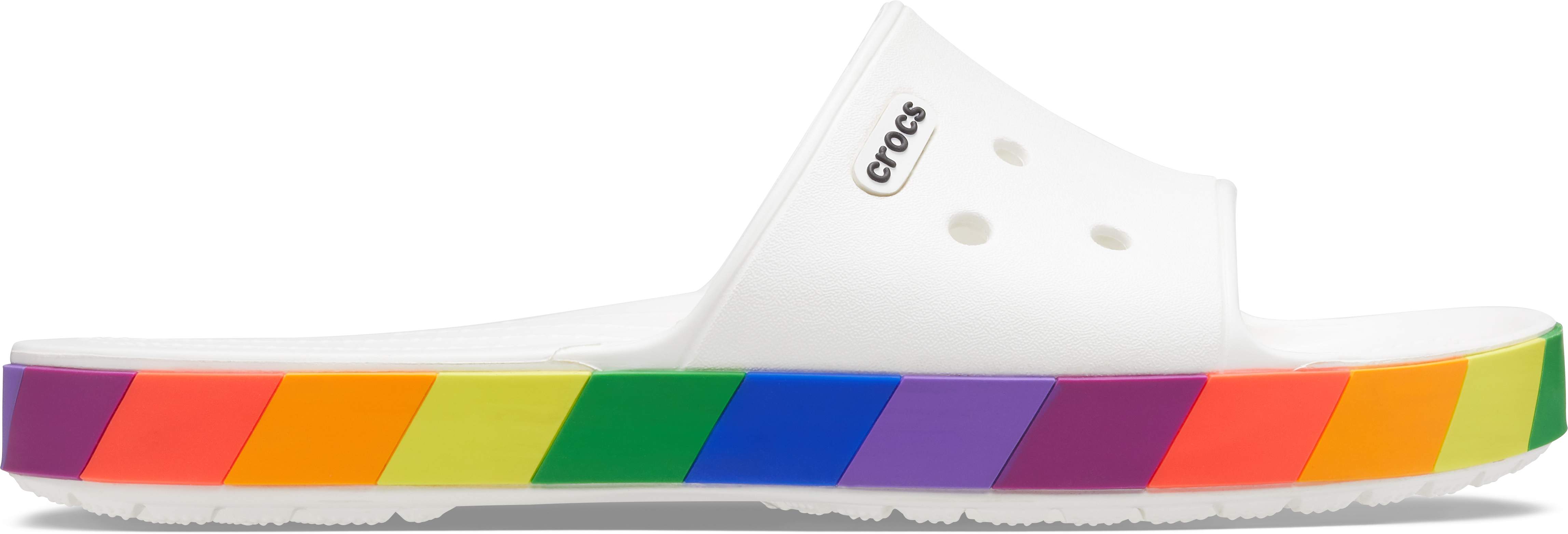 crocs crocband rainbow