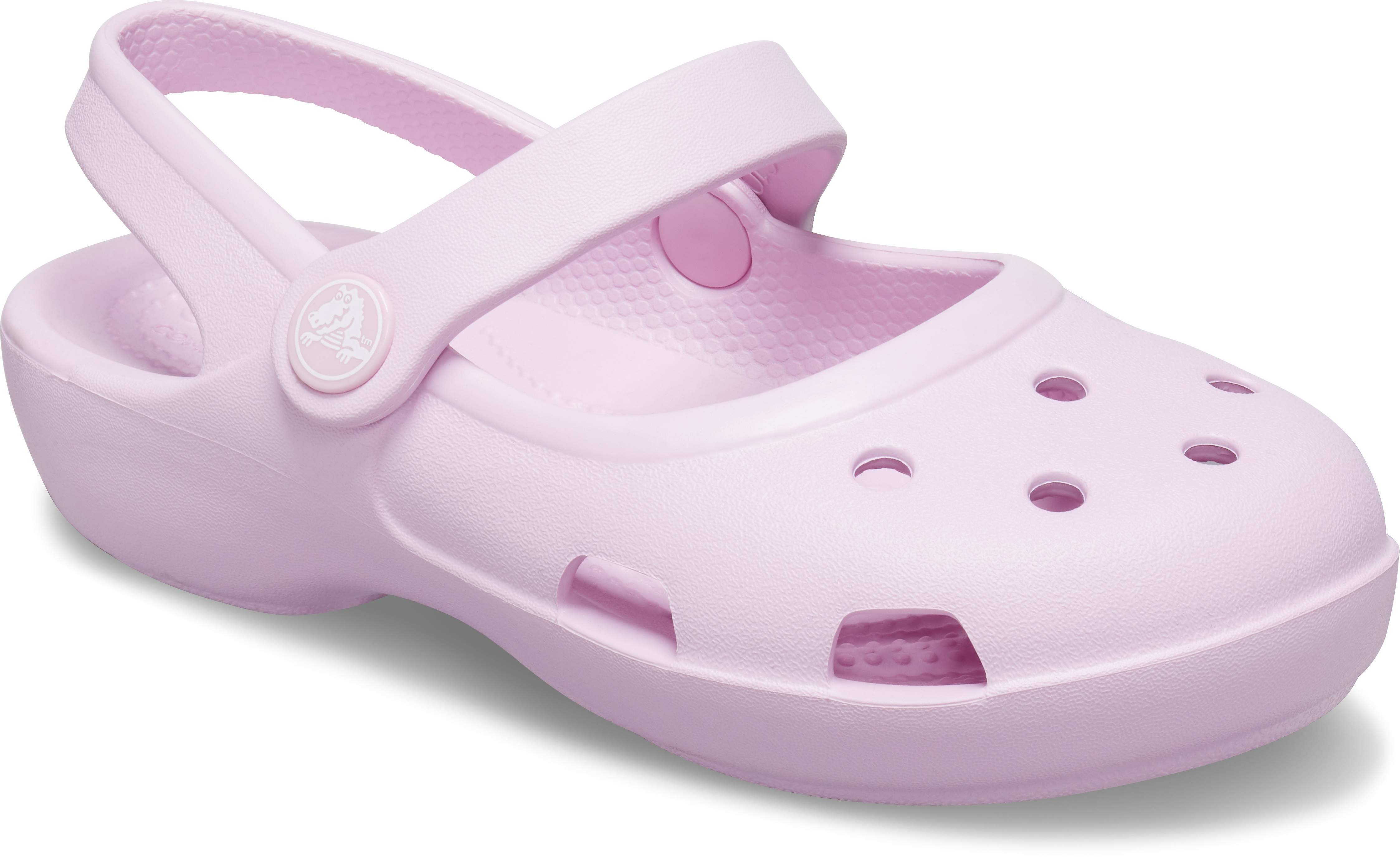 pink mary jane crocs