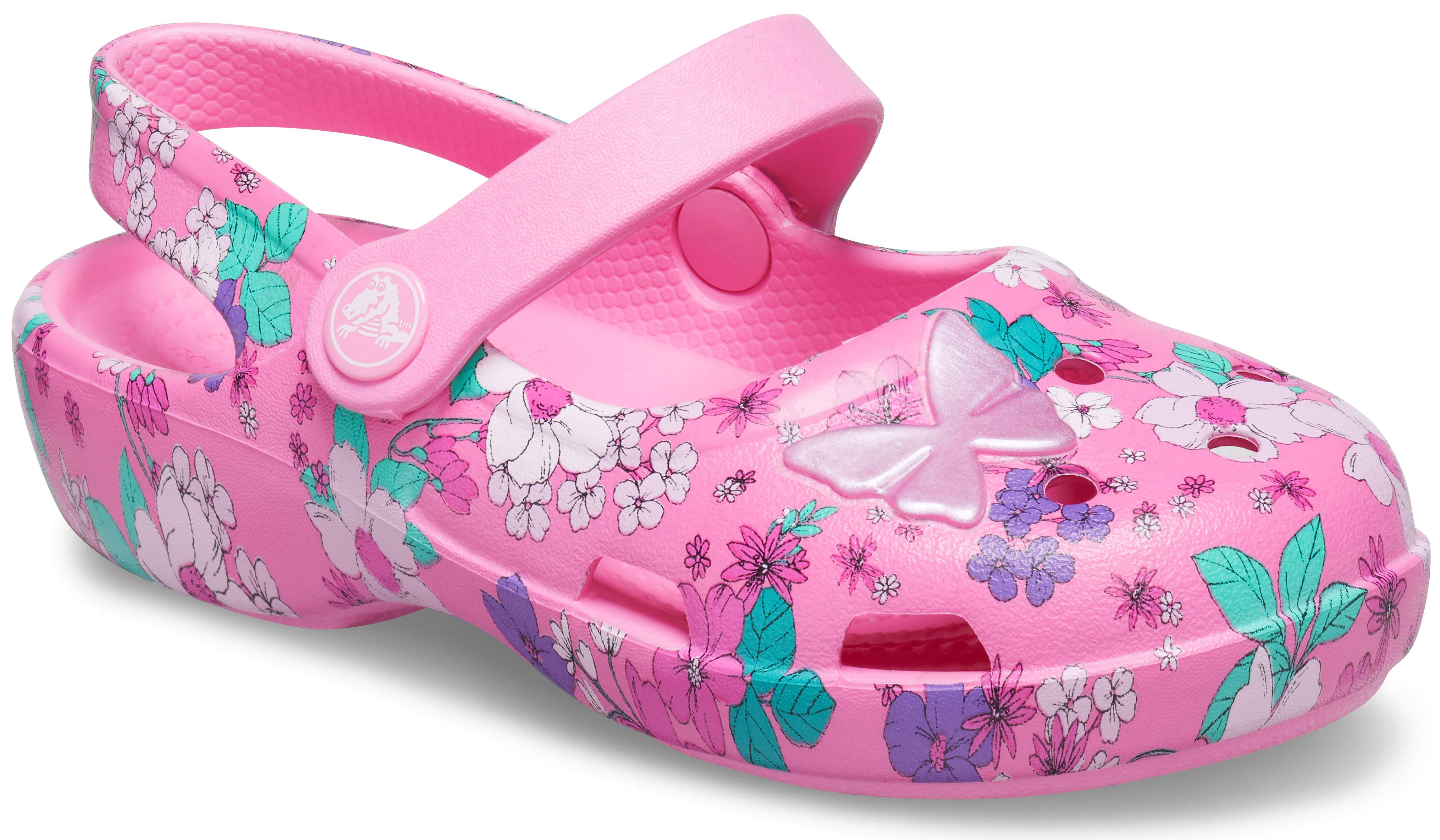 pink mary jane crocs