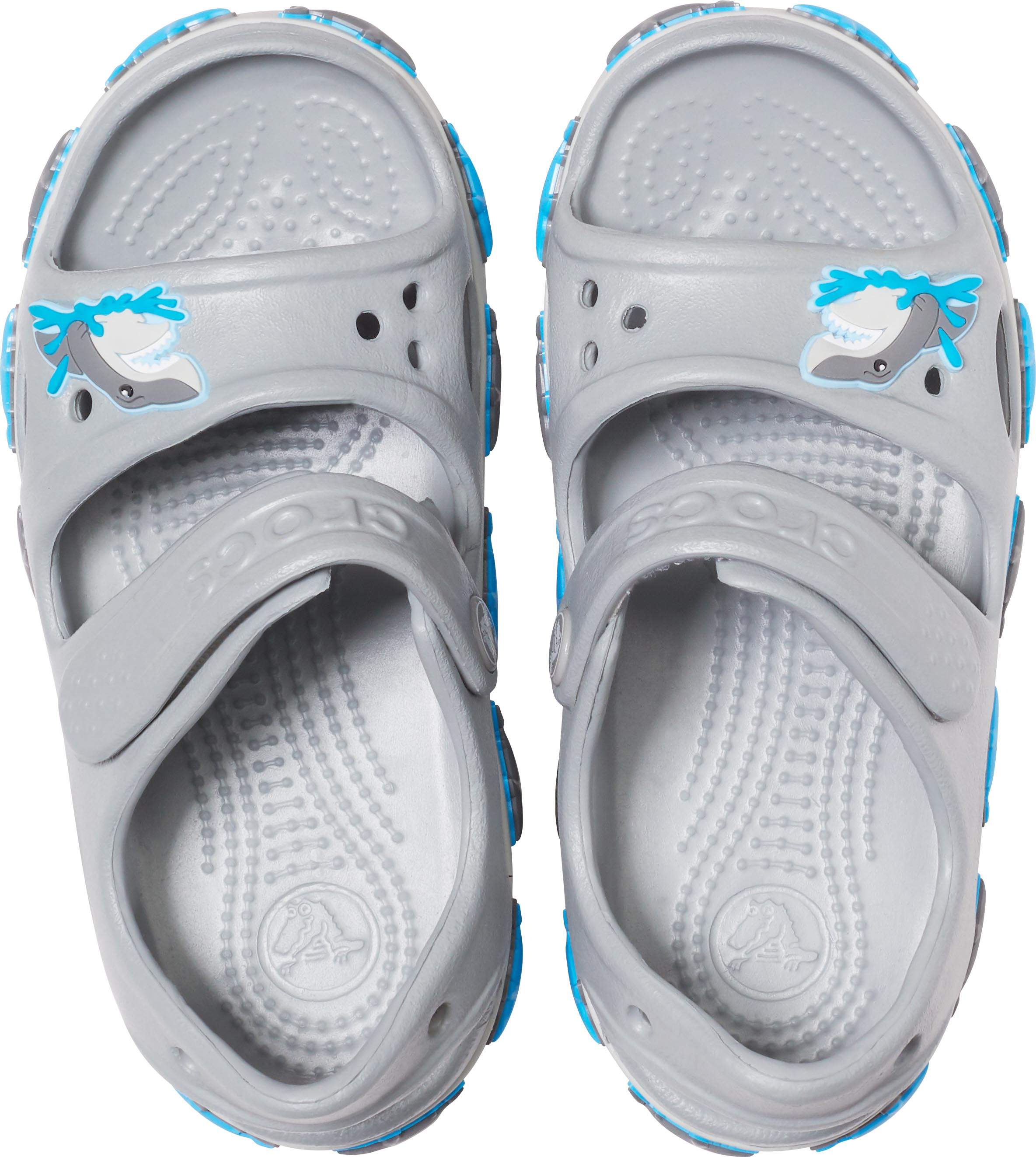 kids shark crocs