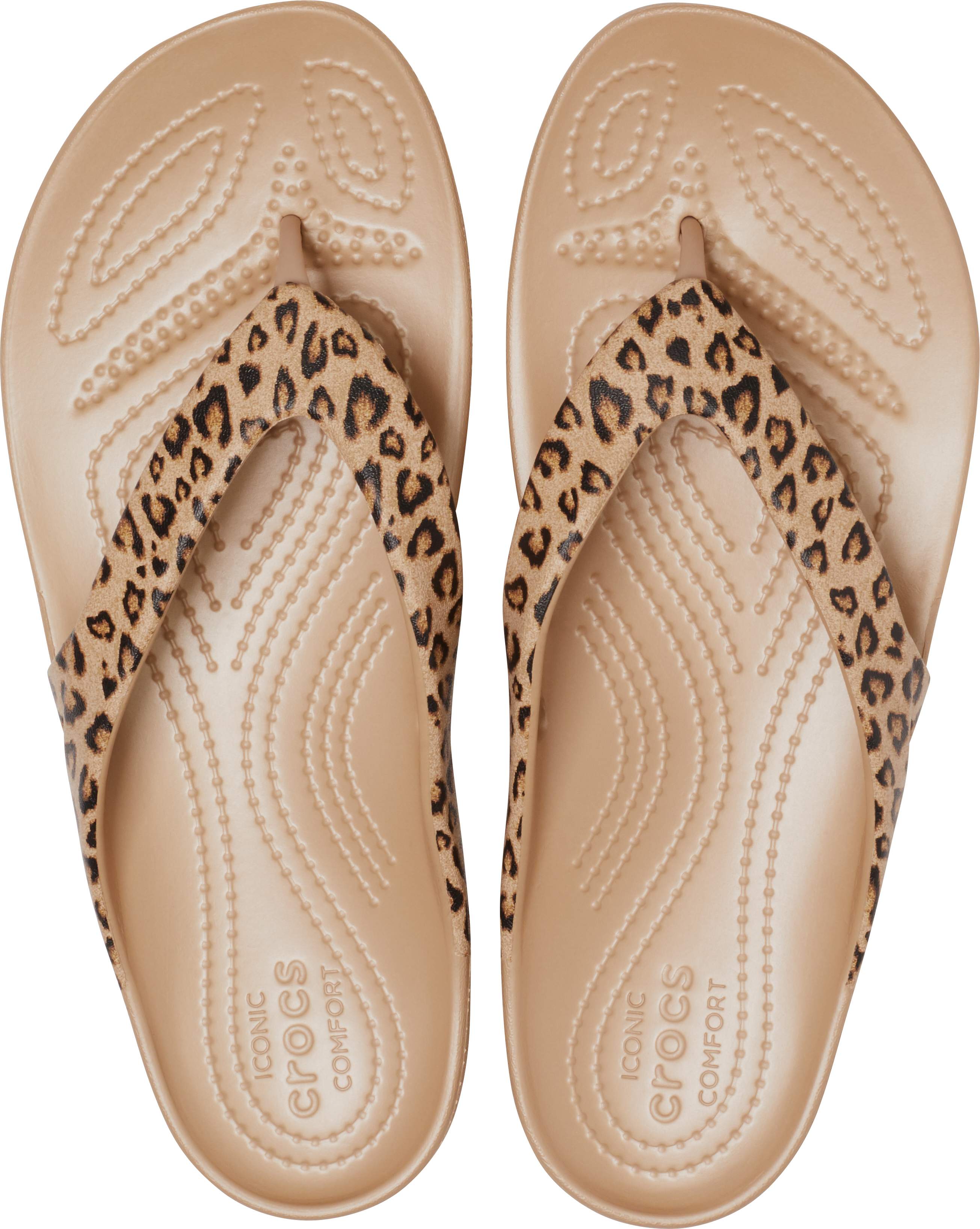 crocs leopard sandals