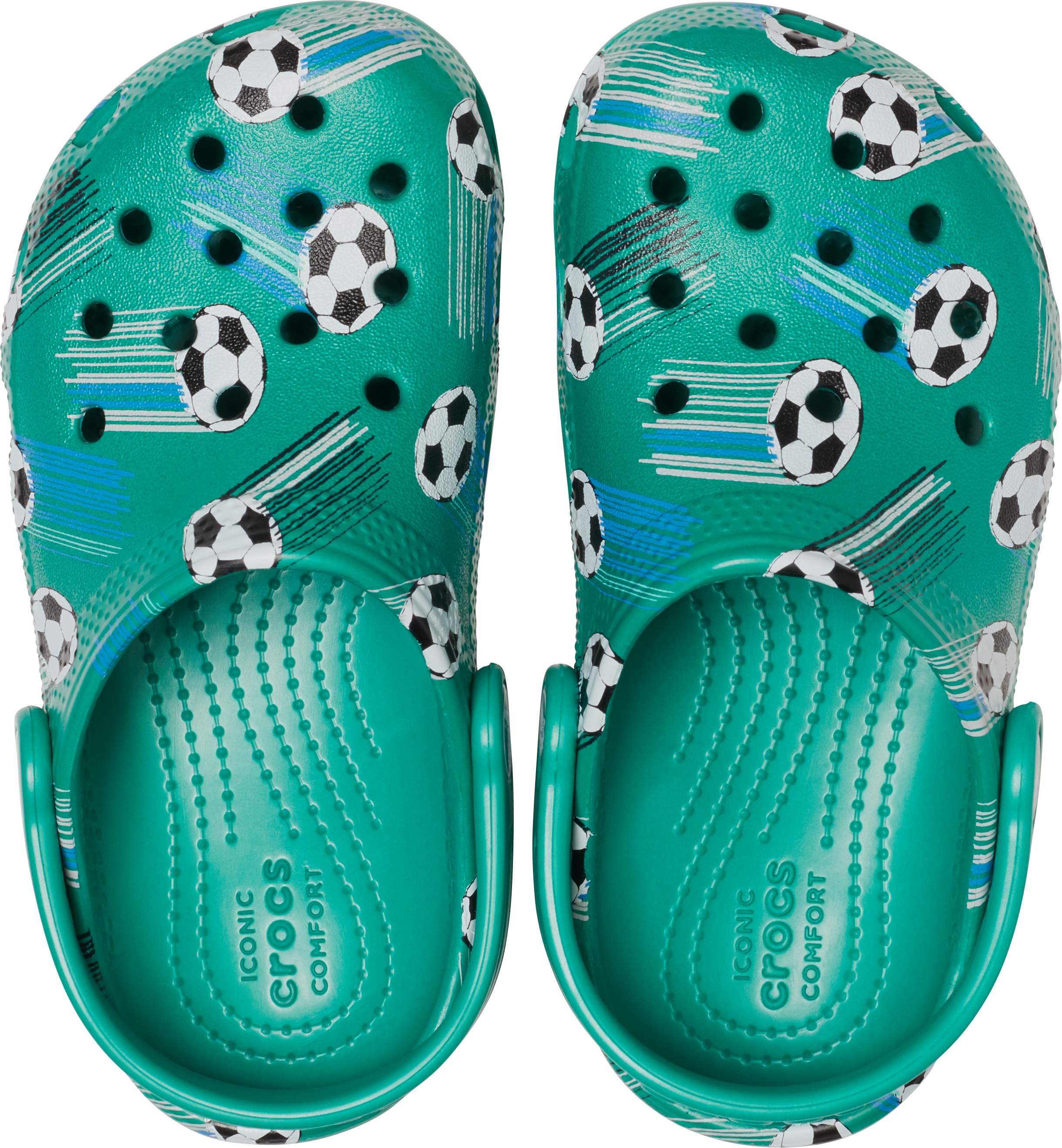 soccer ball crocs
