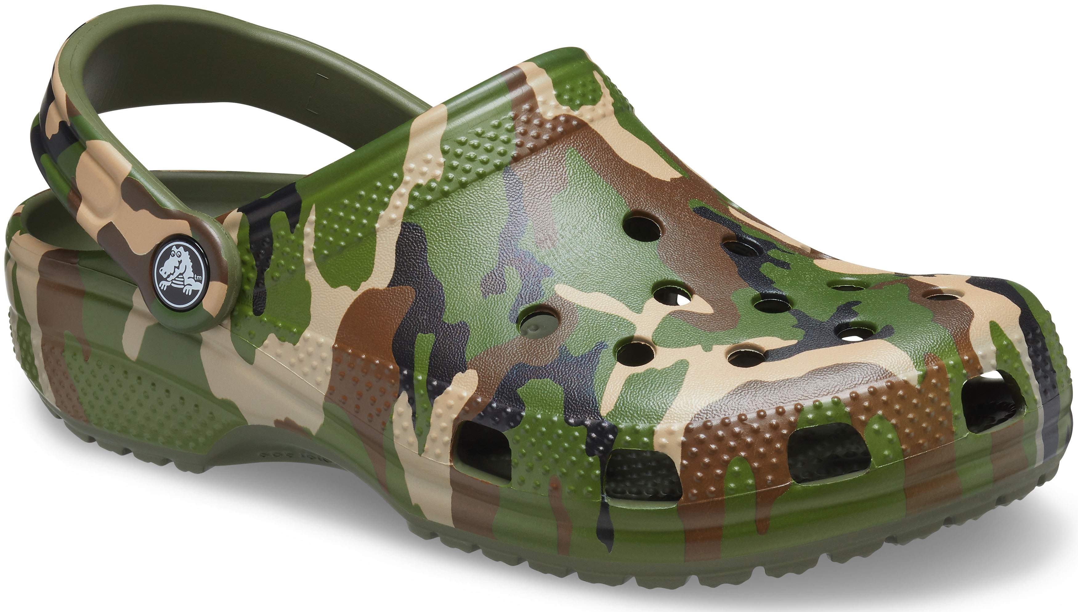 crocs army print