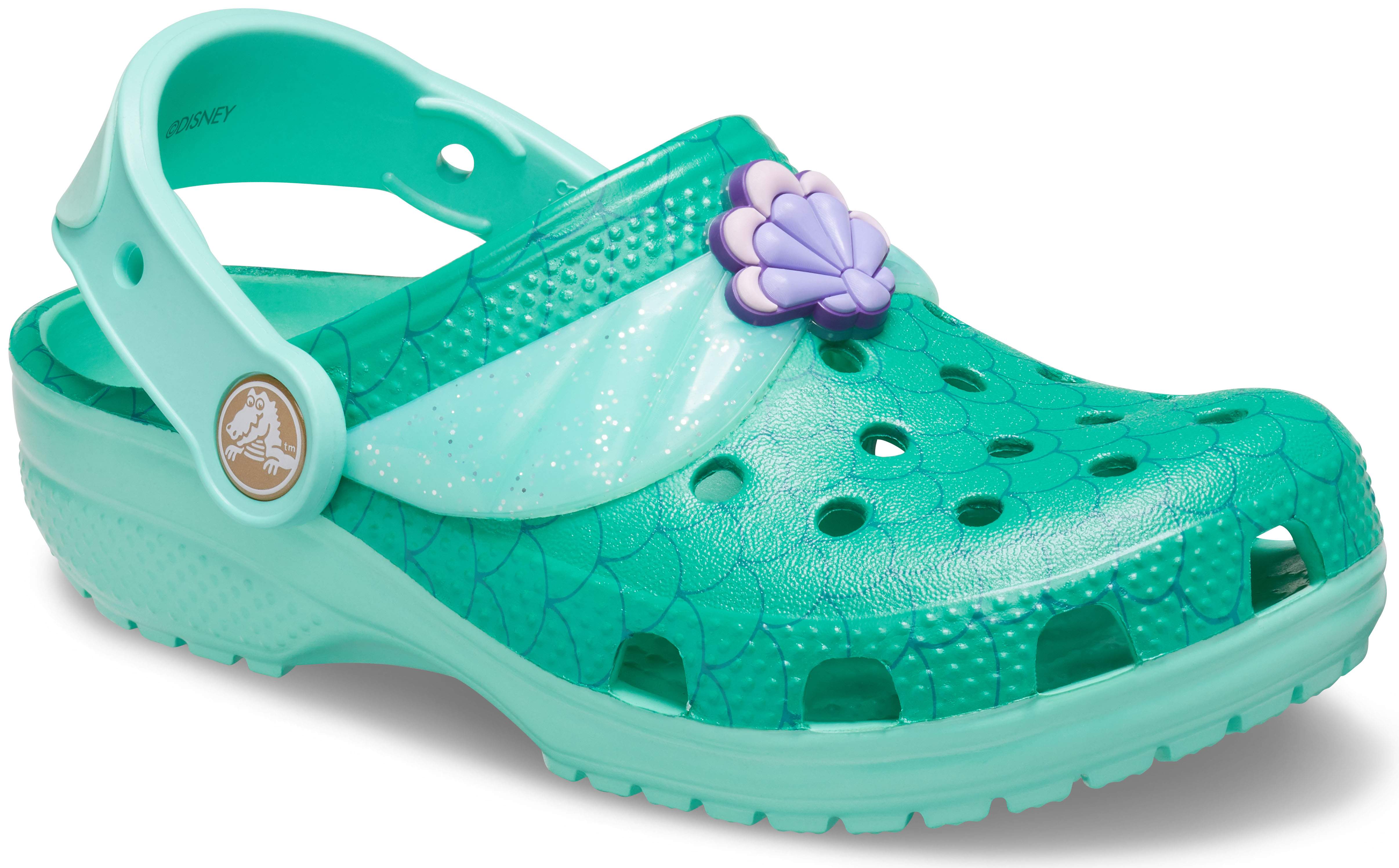 little mermaid crocs