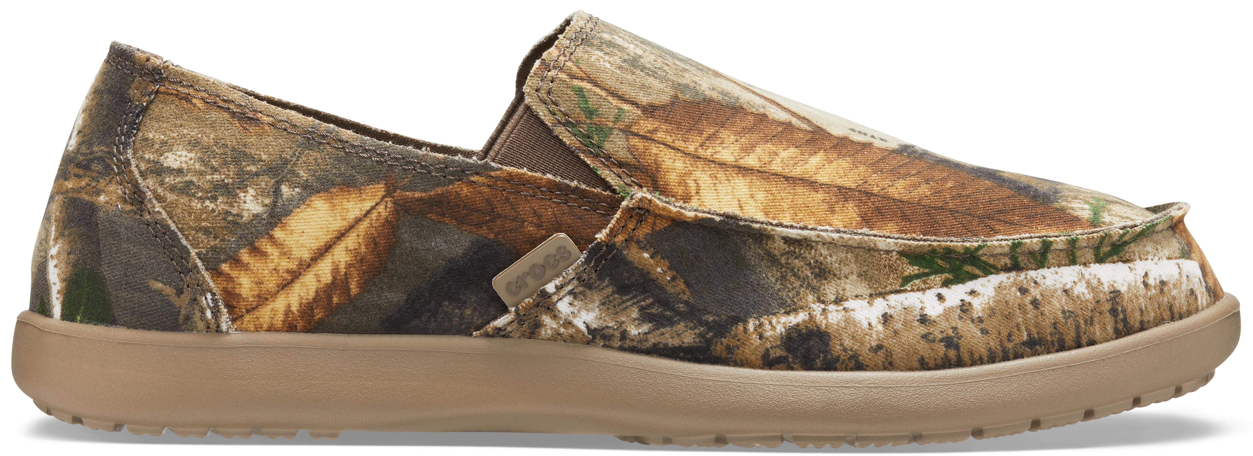 crocs men's canvas loafers