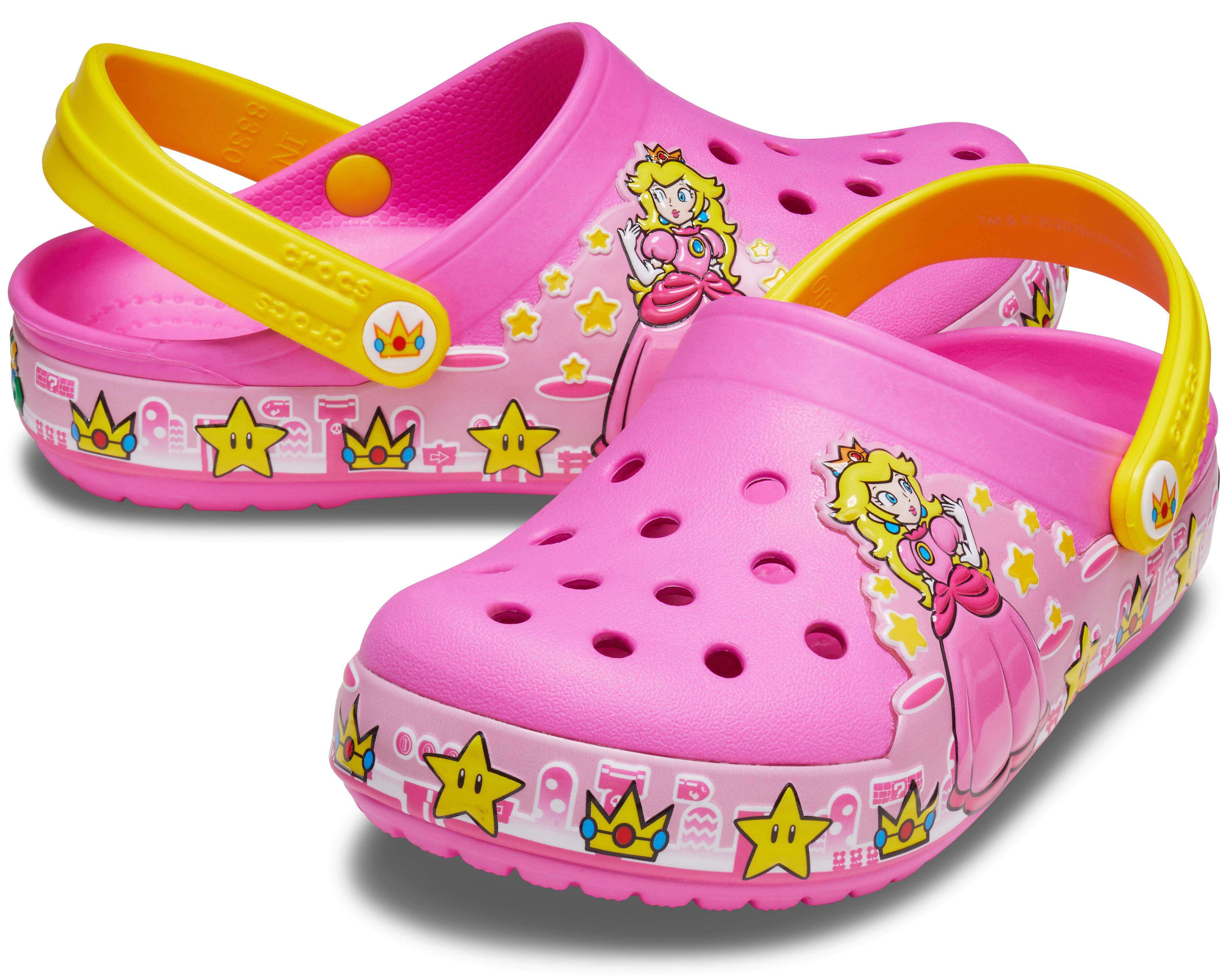 disney princess crocs light up