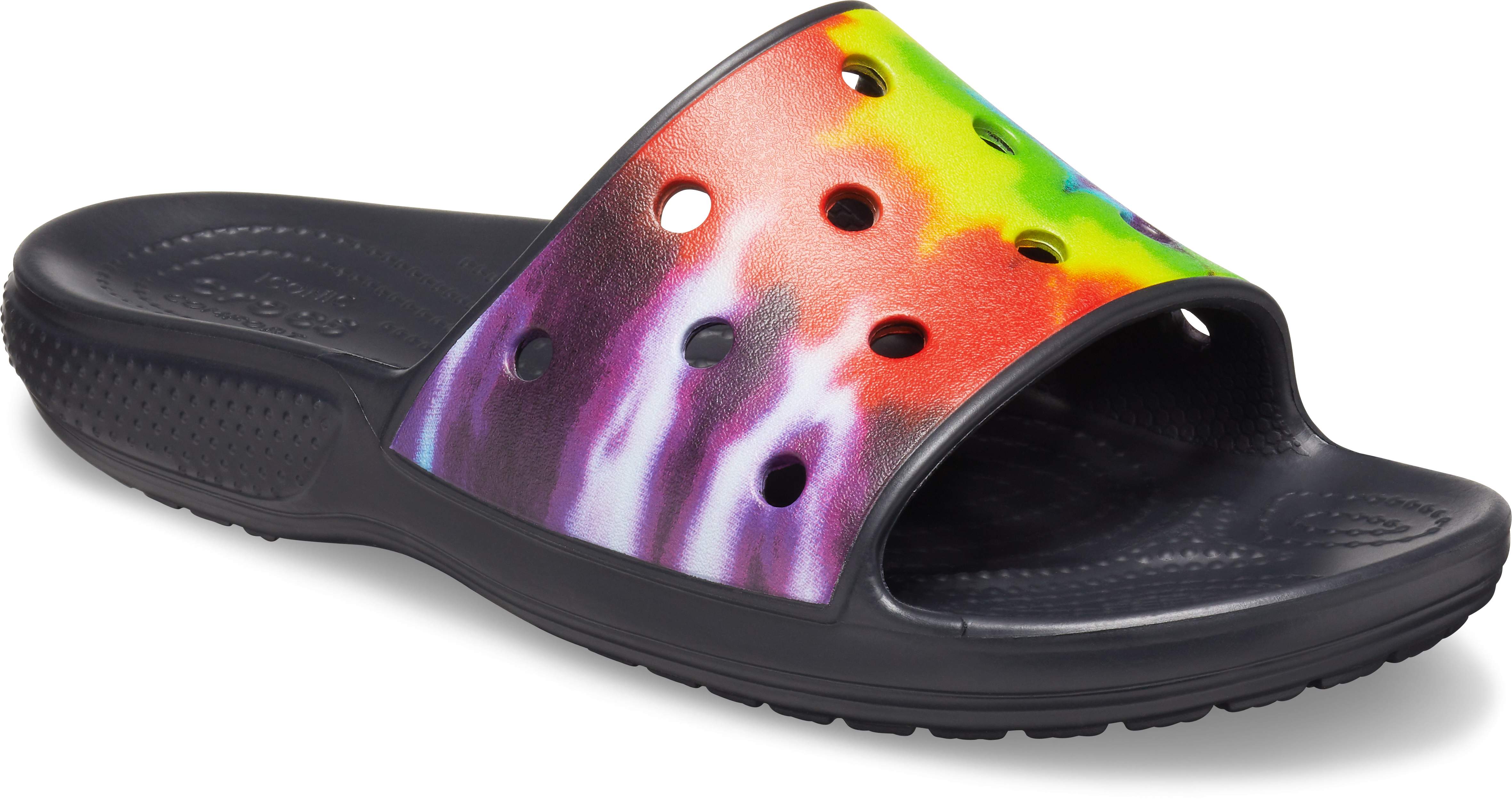 Classic Crocs Tie-Dye Graphic Slide - Crocs