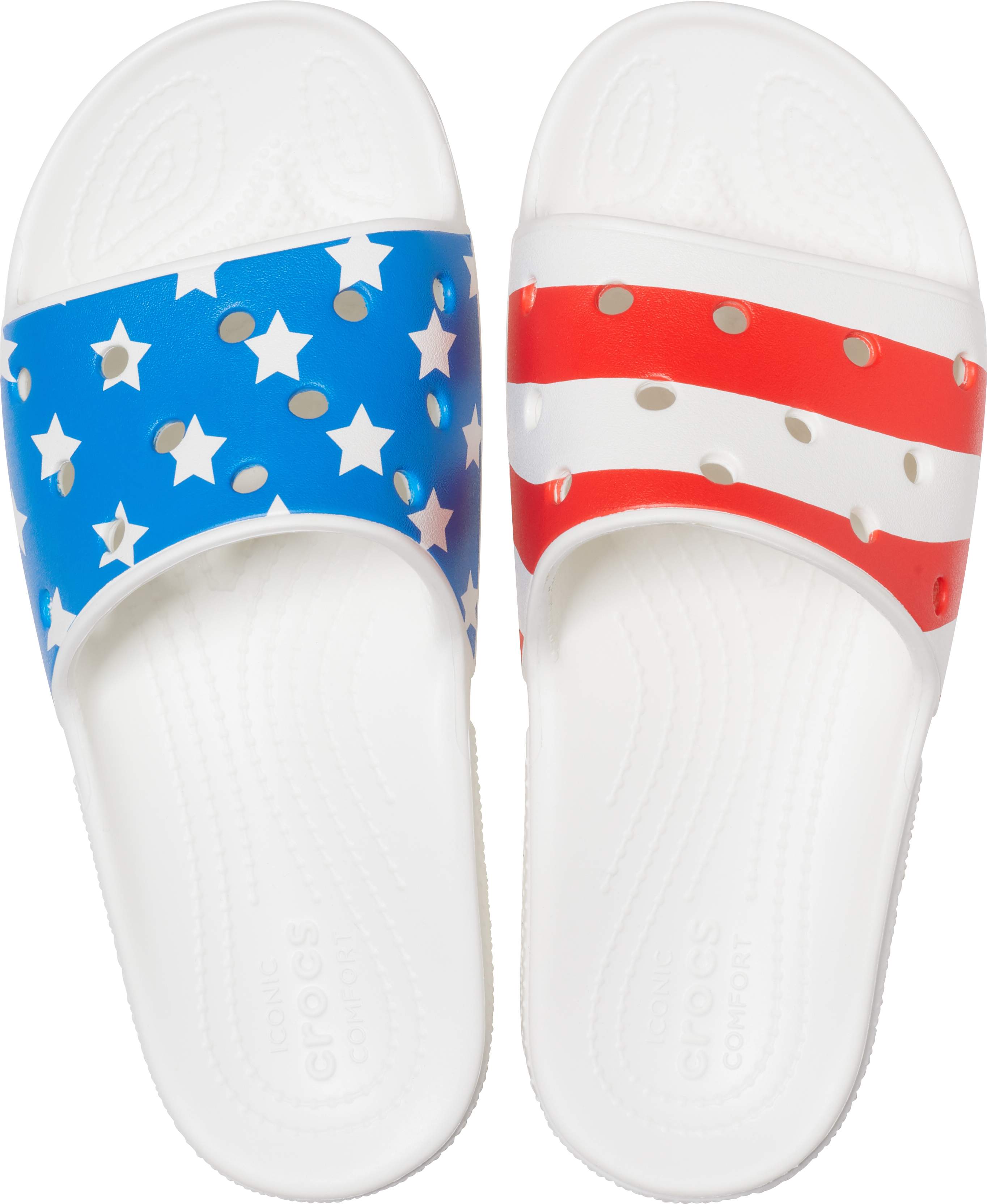 women's american flag crocs
