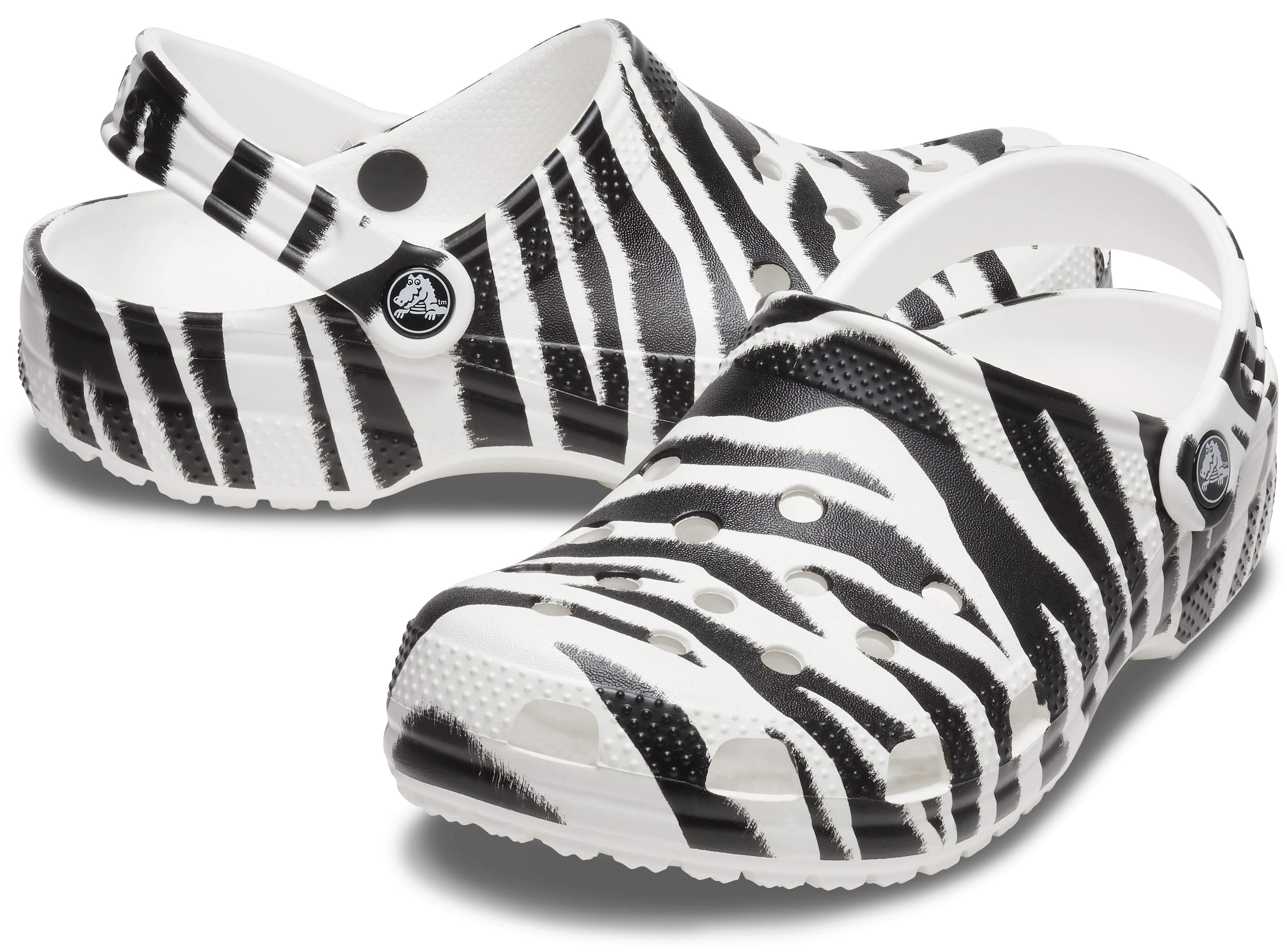 crocs zebra print
