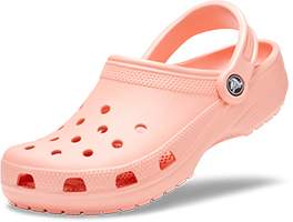 coral pink crocs