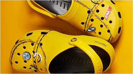 Post Malone X Crocs Barbed Wire Clog.