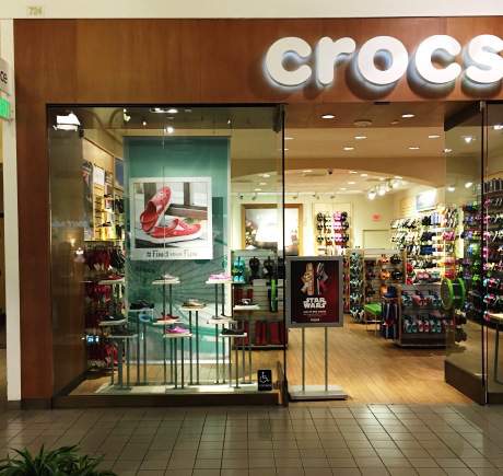 crocs at the mall
