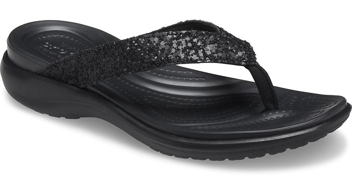 Women's Capri V Glitter Flip - Crocs
