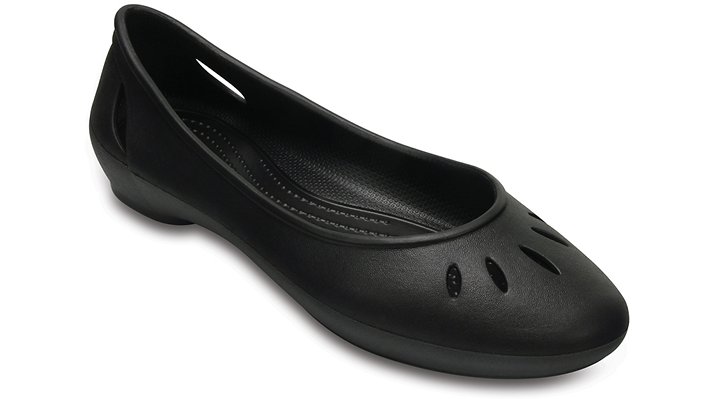 UPC 887350852882 product image for Crocs Black Women's Crocs Kelli Flat | upcitemdb.com