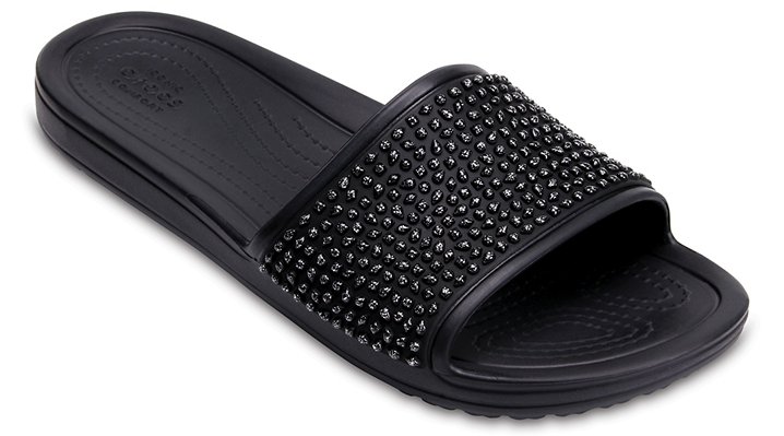 crocs sloane embellished slide