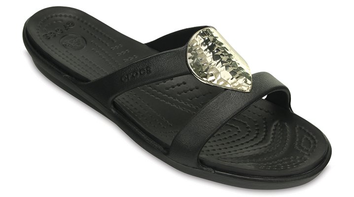 Sanrah Embellished: Metallic Sandal for Women - Crocs