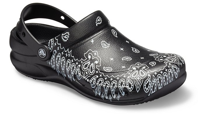 Black And White Bistro Graphic Clogs  204044 066 IS 