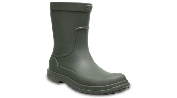 crocs men's allcast waterproof rain boot