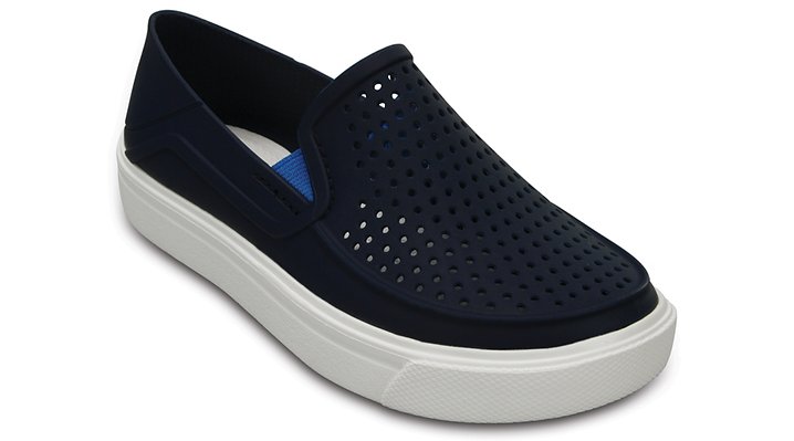Crocs, Inc. Crocs Navy Kids' Citilane Roka Slip-on Shoes | Shop at Ebates