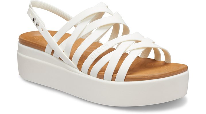 Women's Crocs Brooklyn Strappy Low Wedge - Crocs