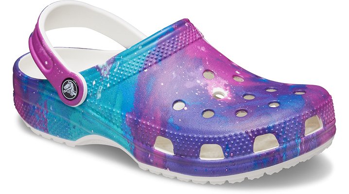classic lined out of this world clog