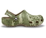 military camo crocs