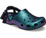 iridescent clog crocs