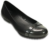 crocs women's cap toe flat