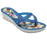 crocs isabella wedge flip