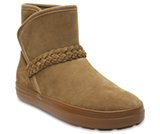 crocs lodgepoint suede bootie