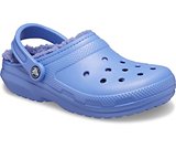 baby blue crocs with fur