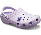 womens purple crocs