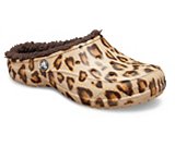 leopard skin crocs