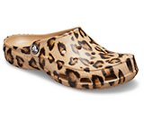 crocs leopard flats