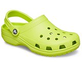 bright green crocs