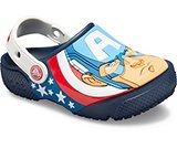 captain america crocs mens