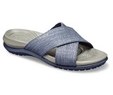 Capri Shimmer Cross-Band Sandal - Crocs