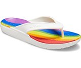 Classic II Rainbow Stripe Flip - Crocs