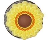 sunflower croc pin