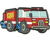 fire truck crocs
